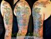 Virtute et Votis Shield Knight helmet Battle Axes Banner Fleur de lis Upper arm